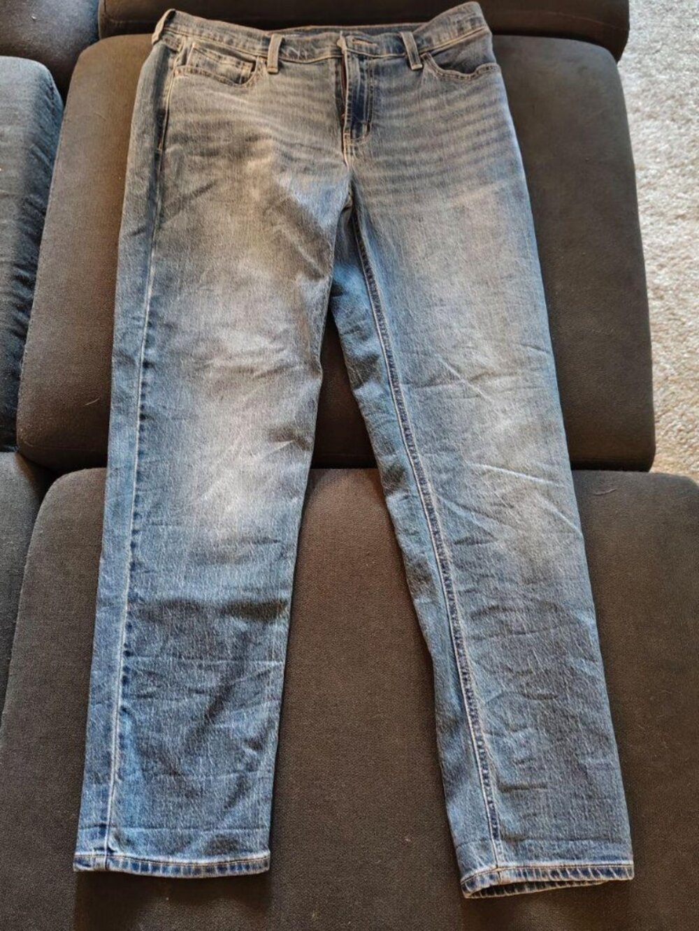 Old Navy Women's Blue Boyfriend Jeans